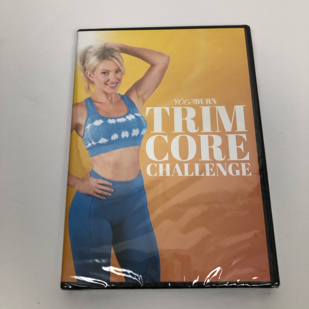 Yoga Burn Trim Core Challenge DVD Set of 4 Sealed New